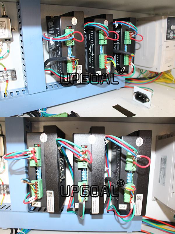 RichAuto DSP A11E offline control system with USB interface which is completely off from Computer. More Humanized desgin with Simple and Convenient Handle type operation.With pre-calculation rule, fully excavating potentialities of motors. Enable high processing speed, synchronization of Curve and straight line, more perfect curve working and Spindle startup and stop automatically.