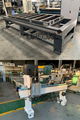 Whole machine is welded by strong steel structure, with tempering aging treatment, no distortion, long time using.