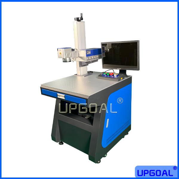 3W UV Laser Marking Machine for Eyeglass Frame/Lens/Wood/White Plastic