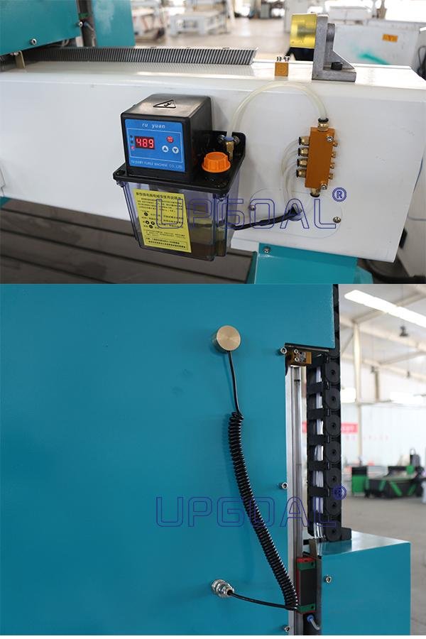  Auto lubrication system more convenient for maintenance.   9.Auto tool calibration, more convenient for each time Z-axis 0 point setting.
