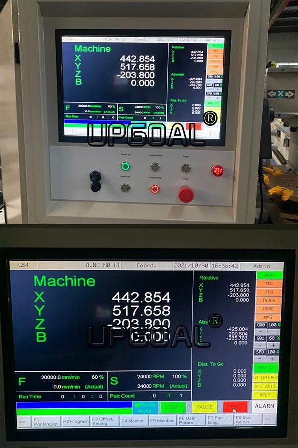 The latest SYNTEC Taiwan 60CB high performance industrial control system, intelligent controlling, has the protection function for beyond the working table, avoiding the mechanical collision due to the larger designed layout. Intelligent control the speed, can control the processing speed severally, truly improve the processing efficiency and lengthen the tools life time, increase the rate of finished products. Can do multi layer 3D processing, fast and smooth do three-dimensional processing, engraving and cutting.