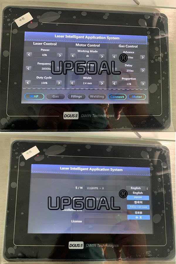 Special welding system(Qilin brand): Welding software is easily operated as the mode of human-computer interface. Strong software function can be realized by simple touch screen.It has editable and memory functions. and welding width of the processing parts, and solve the disadvantage of minor laser welding spot, and provide better welding forming.