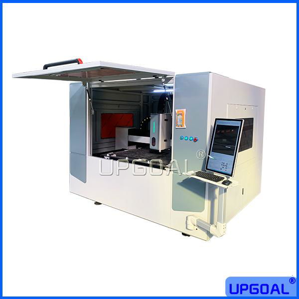 Small Mini Enclosed 1300*900mm Fiber Laser Cutting Machine 1500W 2