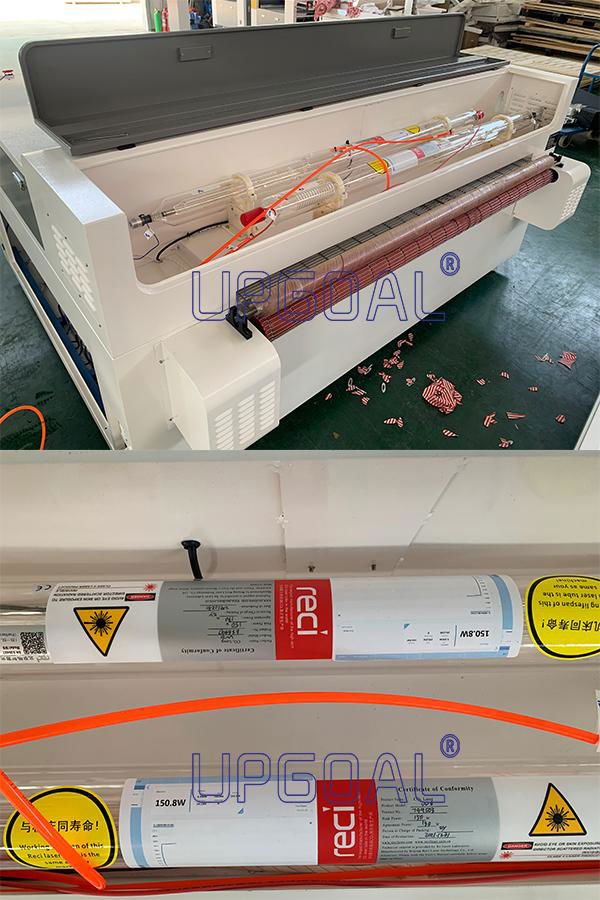 Adopted high quality Reci W6 130W Co2 laser tube,  long working time time and stable