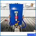  Stainless steel water slot cooling system with water mist cooling, ensuring the cooling for the metal & hard materials.