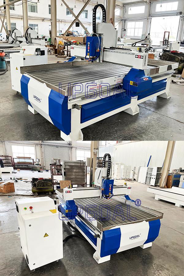 5.5KW  Aluminum Woodworking CNC Engraving Cutting Machine 1300*2500mm 5