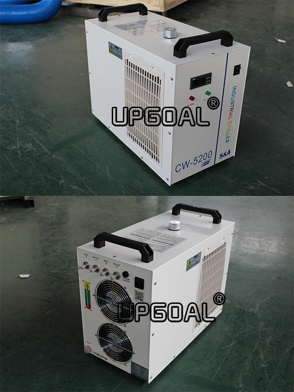 Industrial water chiller CW-5200 is equipped to ensure the machine can work last long time.
