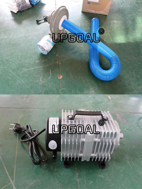 Air pump and air blower for laser head & machine blow-off