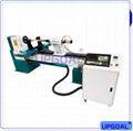 Hot Sale Single Axis Double Blades CNC Wood Lathe Machine for Stair Handrail