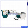 Hot Sale Single Axis Double Blades CNC Wood Lathe Machine for Stair Handrail