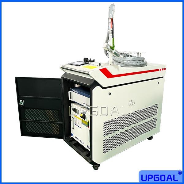 2000W Single Wobble Continuous Fiber Laser Rust Cleaning Machine 200mm Width 5