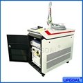  Powerful 2000W Single Wobble Continuous Fiber Laser Rust Cleaning Machine 