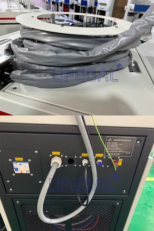 Fiber laser cable and power cable