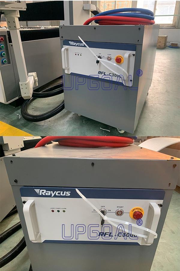 Adopted stable RAYCUS brand RFL-C3000W  fiber laser source with independent cabinet & air conditioner, photoelectric conversion rate is high, high beam quality, work life of more than 100,000 hours, no maintenance costs..