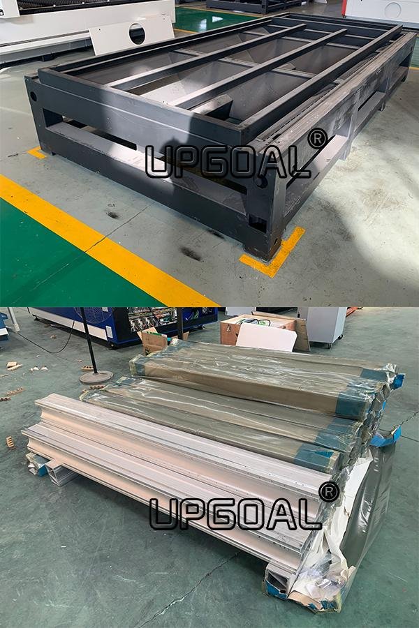 .High-rigidity heavy chassis,reducing the vibration generatedduring high-speed cutting greatly. High-performance  vaiation aluminium crossbeam,after finite element analysis,realizes highly accelerated circular arc cutting speed.