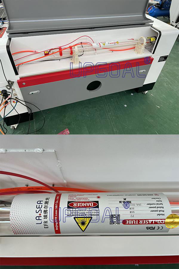 Adopted high quality EFR F2 80W  Co2 laser tube,  long working time time and stable 