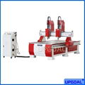 1325 Model 3D Wood CNC Router Carving Engraving Machine with 2 Head