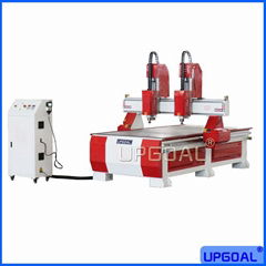 1325 Model 3D Wood CNC Router Carving Engraving Machine with 2 Head