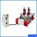 1325 Model 3D Wood CNC Router Carving Engraving Machine with 2 Head