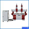 1325 Model 3D Wood CNC Router Carving Engraving Machine with 2 Head