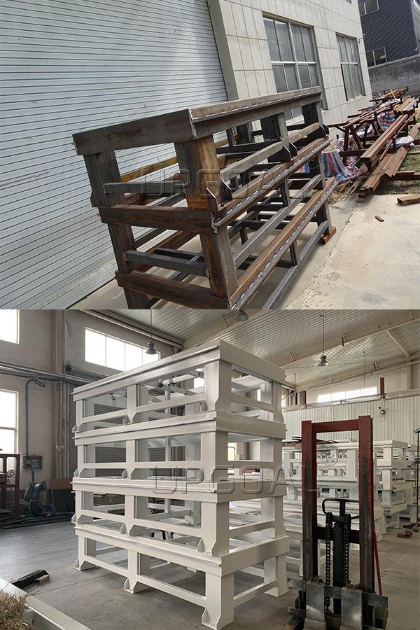 Strong welded steel T type structure as a whole with vibration Temper aging treatment ensures no deformation for long time