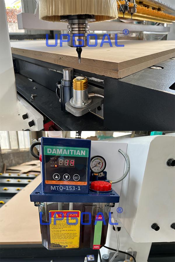 Precisioin auto tool calibration, more convenient for each time Z-axis 0 point setting.  16.Auto lubrication system more convenient for maintenance. 