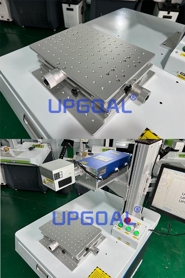  With  2D platform, XY two dimension moving, no need move the material by manual, improving marking precision. 