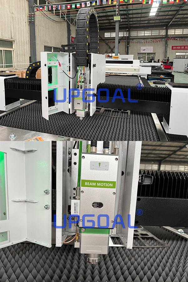 The famous RAYTools BM 110 auto focusing fiber laser cutting head does not come into contact with the surface of the material and does not scratch the workpiece.
