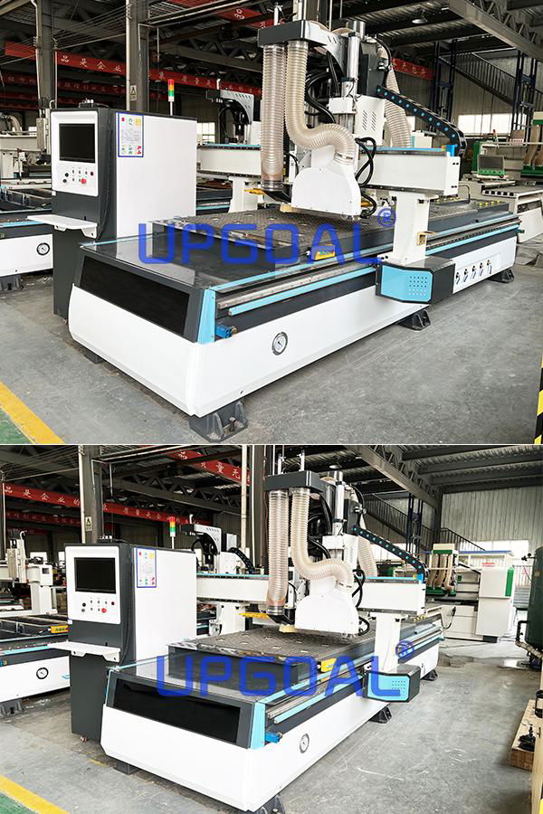 Woodworking Machine ATC CNC Router with Dual Cutting Saw 1.3*2.8m 4