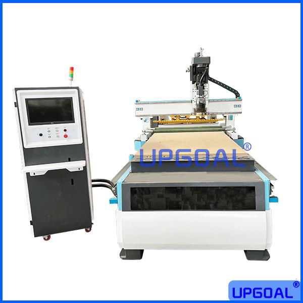 Woodworking CNC Carving Machine CNC Router with Press Roller/Linear ATC