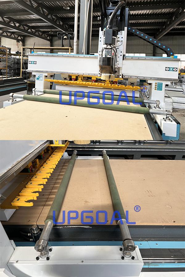 Woodworking CNC Carving Machine CNC Router with Press Roller/Linear ATC 5