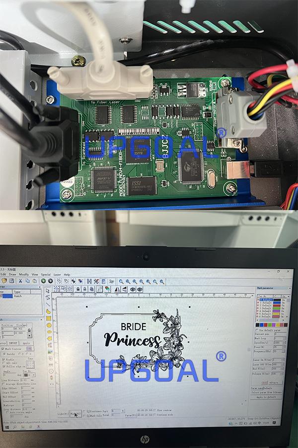 Original EzCad controller, can for bar code, graph, characters, OR code, ect marking, supporting PLT, DXF, BMP such format, can useSHC, TTF word stock; System can auto encoding, auto marking serial number, batch number, and date, ect.