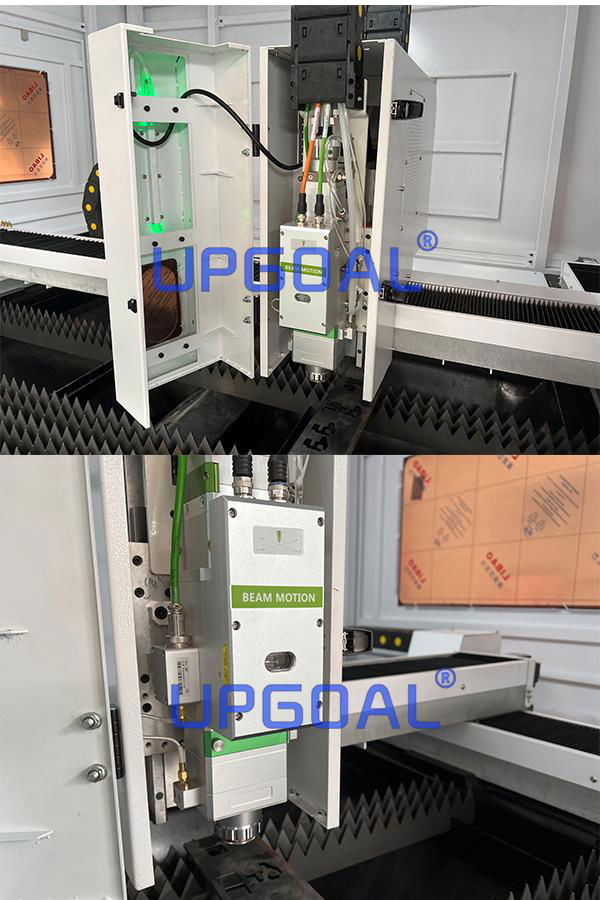 he famous RAYTools BMH110 auto focusing fiber laser cutting head does not come into contact with the surface of the material and does not scratch the workpiece.