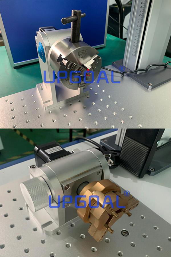 Optipnal rotary axis for cylinder marking