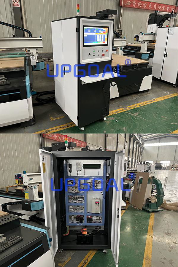 Indpendent SYNTEC control cabinet with famous brand electronic parts.