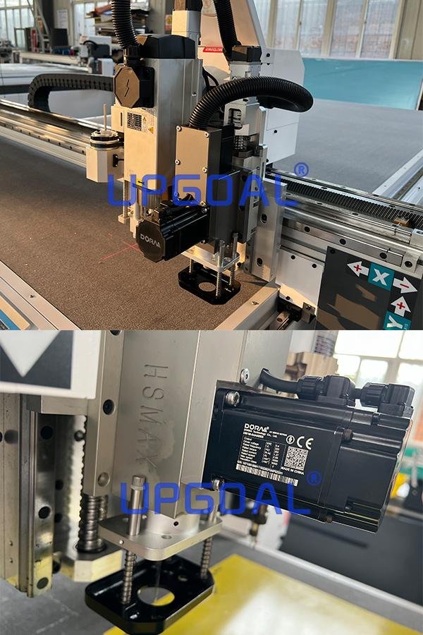 he ultra-high frequency 400W vibration knife cutting technology eliminates the irregularities of manual cutting, the limitation of the accuracy of the punching machine, and the scorching odor of the laser cutting machine. High efficiency and fast speed make leather and PU cutting become artistic enjoyment.