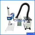 Desktop 40W  RF CO2 Galvo Laser Marking Machine with Rotary/Smoke Purifier 