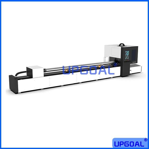 Metal Pipe Tube Profile CNC Fiber Laser Cutting Machine 220*6000mm 3