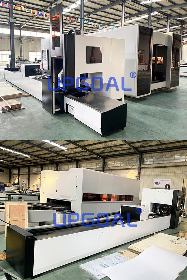 Metal Pipe Tube Profile CNC Fiber Laser Cutting Machine 220*6000mm 4