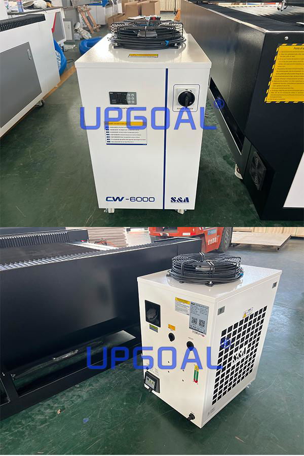 Large Industrial chiller CW-6000cooling(Teyu S&A), ensuring the laser tube long time continus working