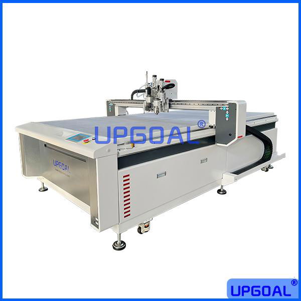 CNC Pneumatic Knife Cutting Machine for  Thick Polyster Foam/ Hollow Board  2