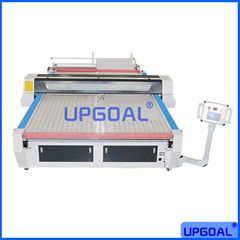 Industrial Filter Cloth 2 Automatic Feeding Co2 Laser Cutting Mark Machine 