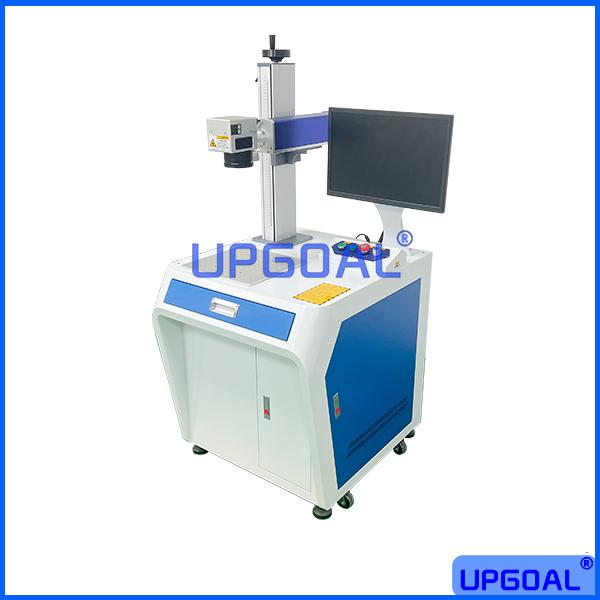 JPT 60W Colorful MOPA Fiber Laser Marking Machine for Stainless Steel /Iphone  2