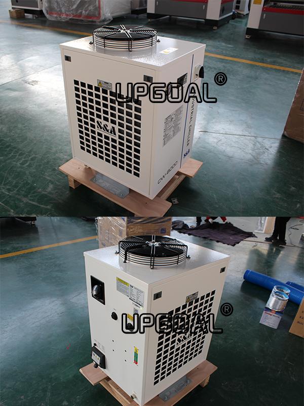 Large Industrial chiller CW-6000cooling(Teyu S&A), ensuring the laser tube long time continus working