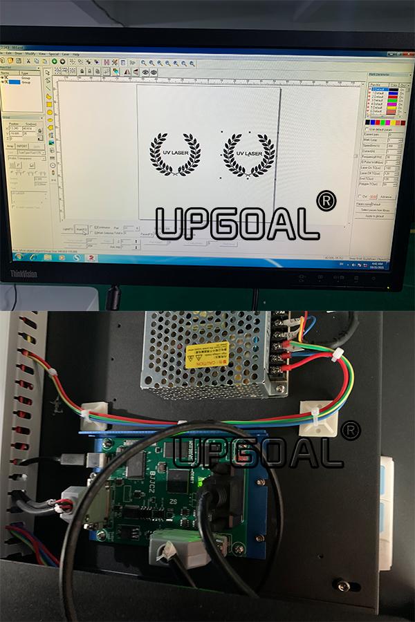 Original EzCad controller, Can for bar code, graph, characters, OR code, ect marking, supporting PLT, DXF, BMP such format, can useSHC, TTF word stock; System can auto encoding, auto marking serial number, batch number, and date, ect.