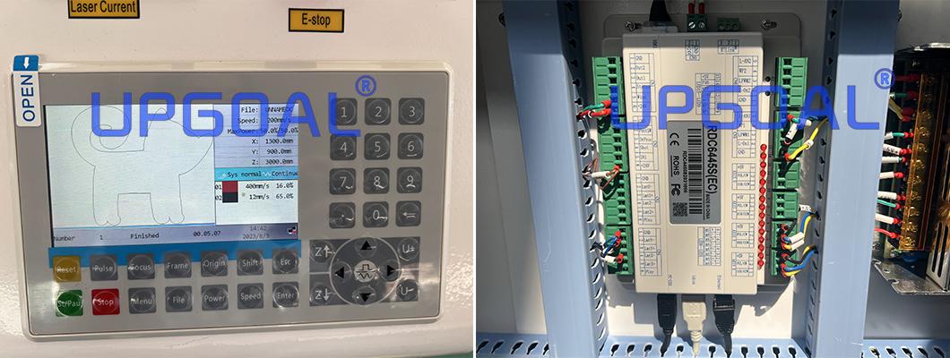 Advanced USB port latest RuiDa RDC6445S controller with large inner memory device and Fast curve cutting and Optimized shortest path function, Greatly improved the working efficiency .