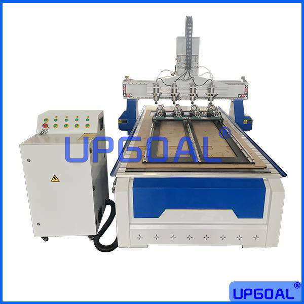 1325- 4 Heads 4 Rotary CNC Wood Engraving Carving Router Machine