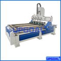 1325- 4 Heads 4 Rotary CNC Wood Engraving Carving Router Machine 