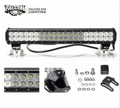 20" 126W Double Rows Cree Led Light Bar for Offroad 4X4 Truck ATVS