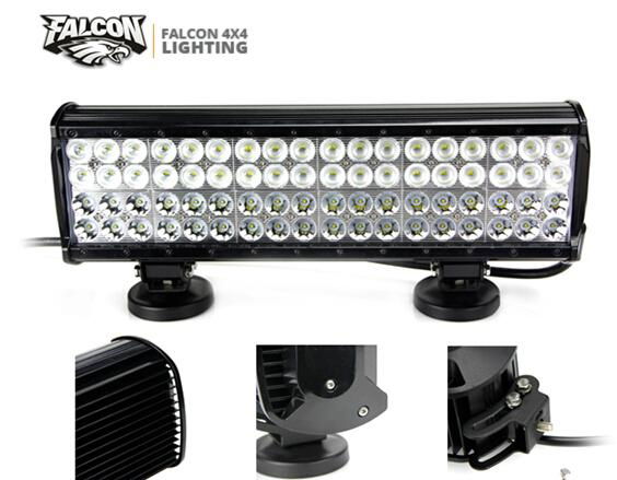 Cool 17" 216W High Power Car Truck Offroad LED Light Bars Combo Beam 4 Rows